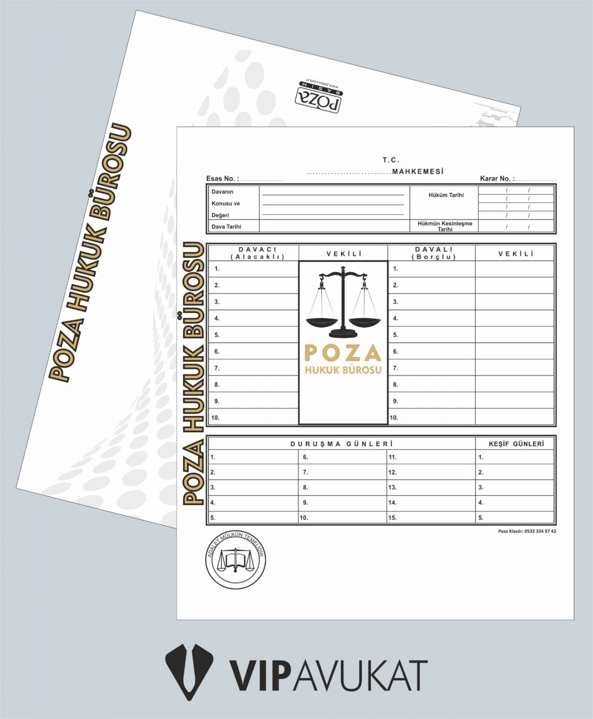 avukat icra mahkeme dosyası şablon 8