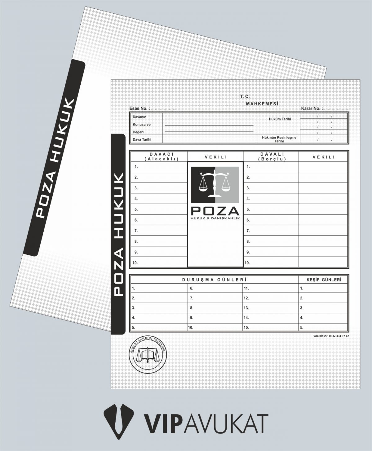 avukat icra mahkeme dosyası şablon 13
