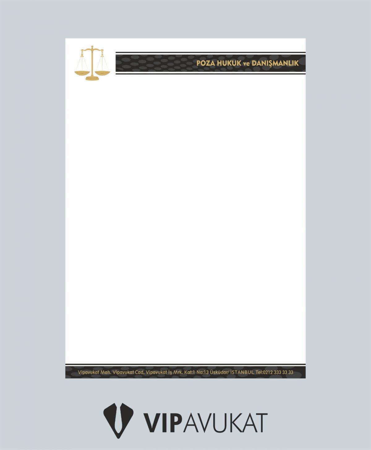 avukat antetli kağıt şablon 8